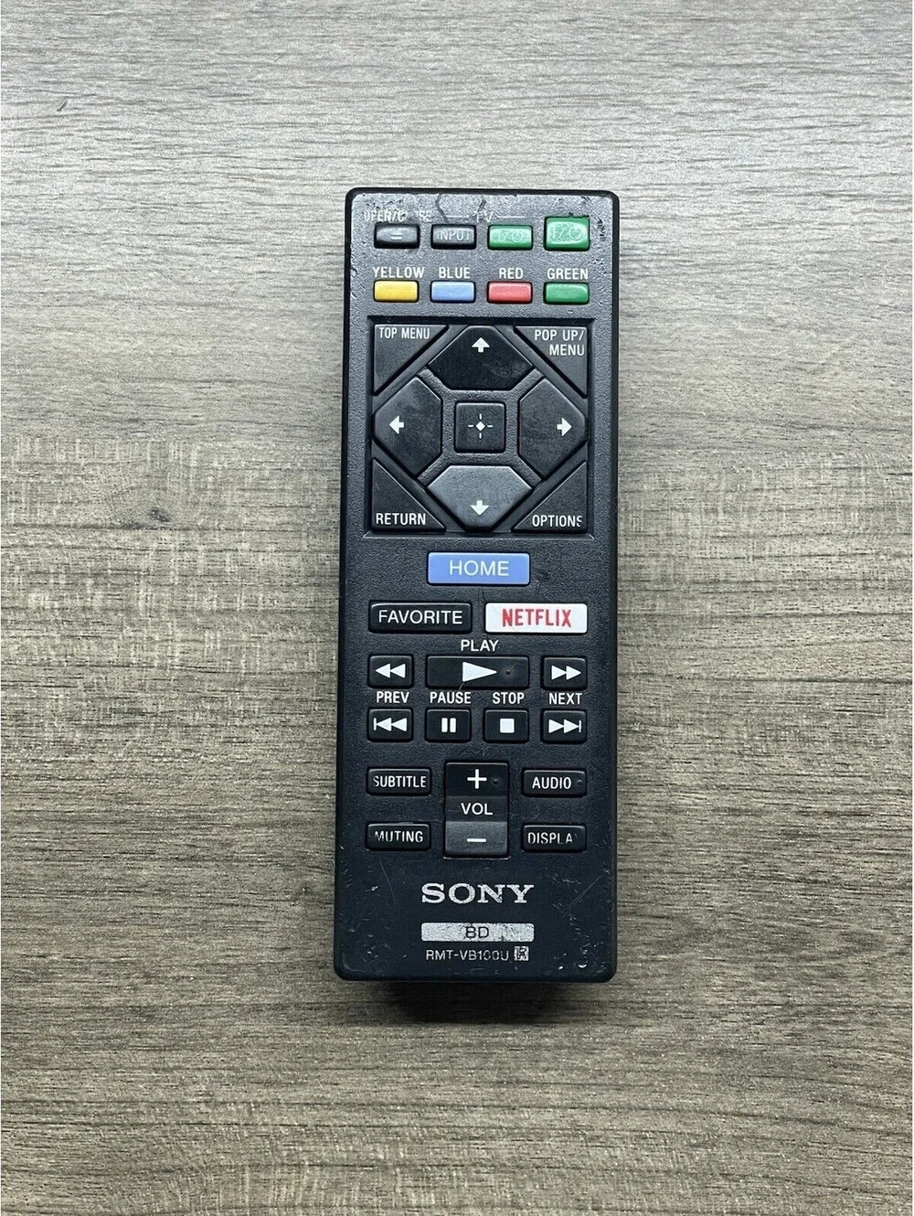 Sony BDP-S3500 Wi-Fi  Blu-Ray DVD Player w/ Remote, AC Adapter -Tested Works